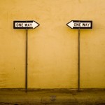 one way