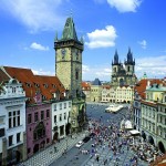 Prague town square