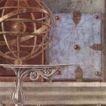Botticelli, detail from St. Augustine in his Study