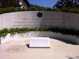 reagan grave